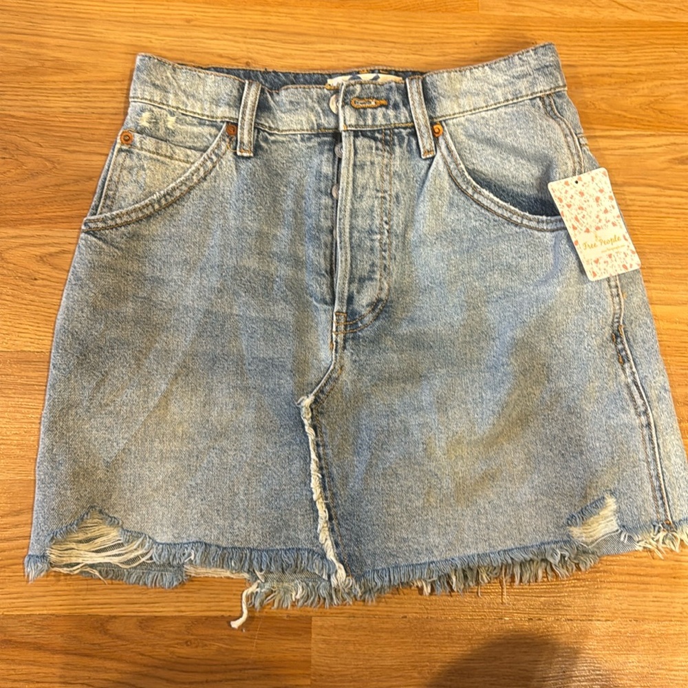 Free People Denim Skirt